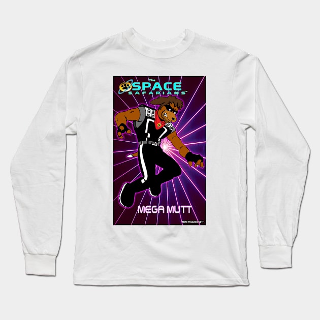 The Space Safarians- Mega Mutt Long Sleeve T-Shirt by DocNebula